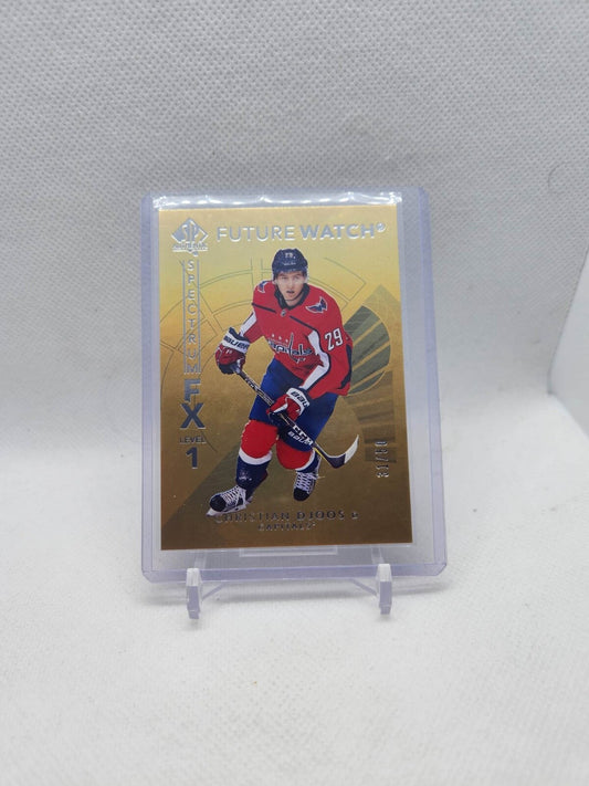 2017-18 SP Authentic Spectrum FX Bounty Christian Djoos #S-64 Gold /50