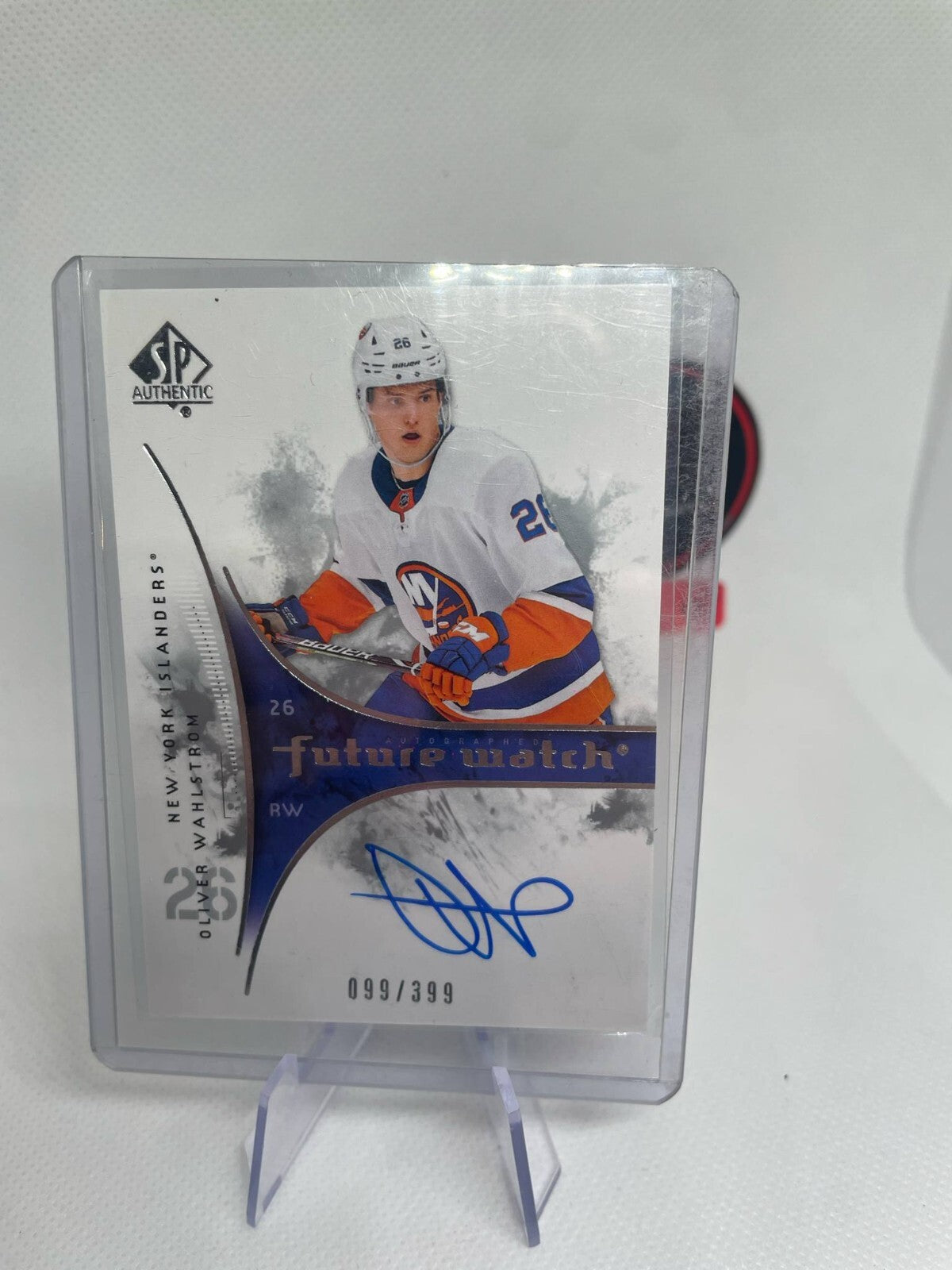 2019-20 SP Authentic OLIVER WAHLSTROM Retro Future Watch Auto  /399