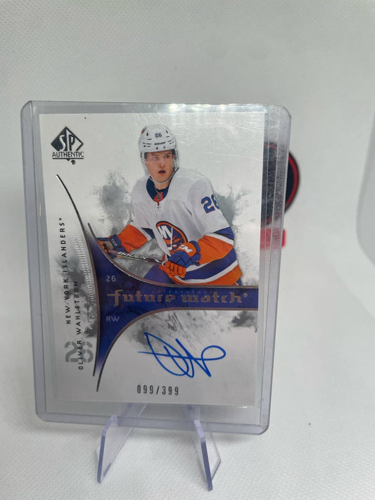 2019-20 SP Authentic OLIVER WAHLSTROM Retro Future Watch Auto  /399