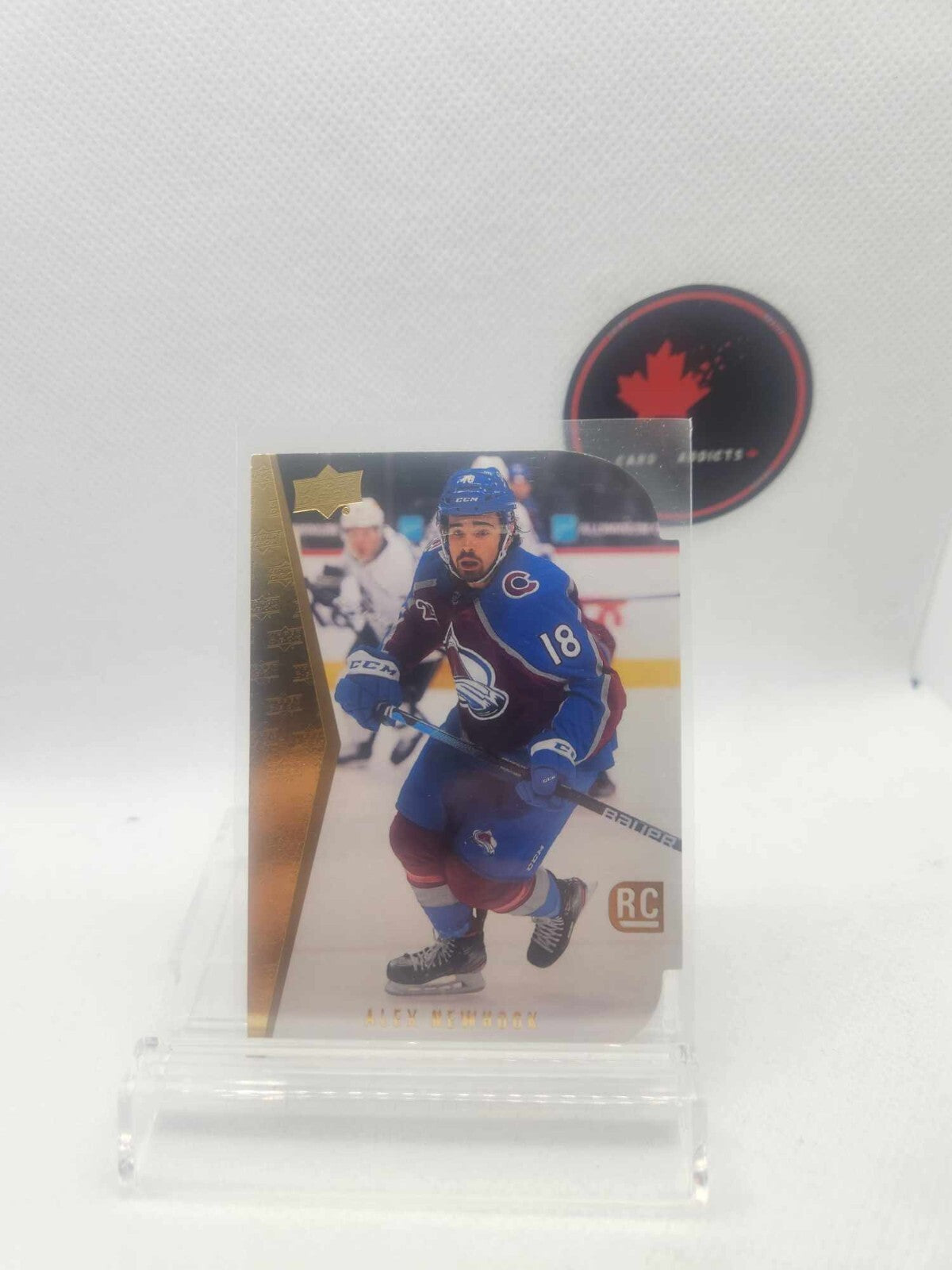 2021-22 Upper Deck Alex Newhook Rookie Die Cut Tribute #RDT-4 UD Series 1 RC