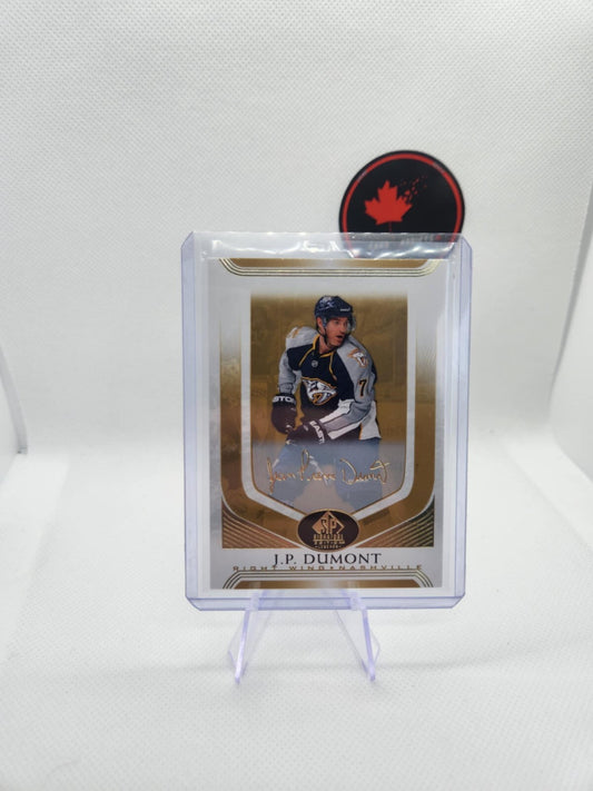 2020-21 Upper Deck SP Signature Edition Legends Gold JP Dumont #144