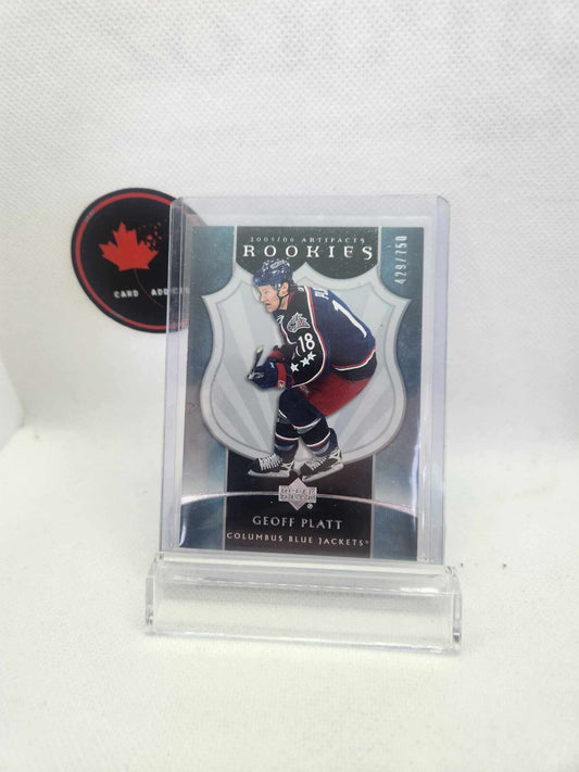 2005-06 Upper Deck Artifacts Rookies /750 Geoff Platt #269 Rookie RC