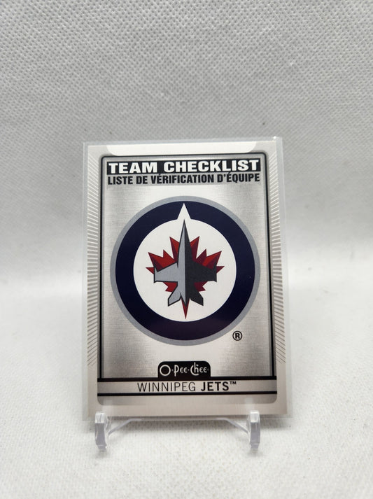 21-22 2021-22 OPC Winnipeg Jets Team Checklist #581