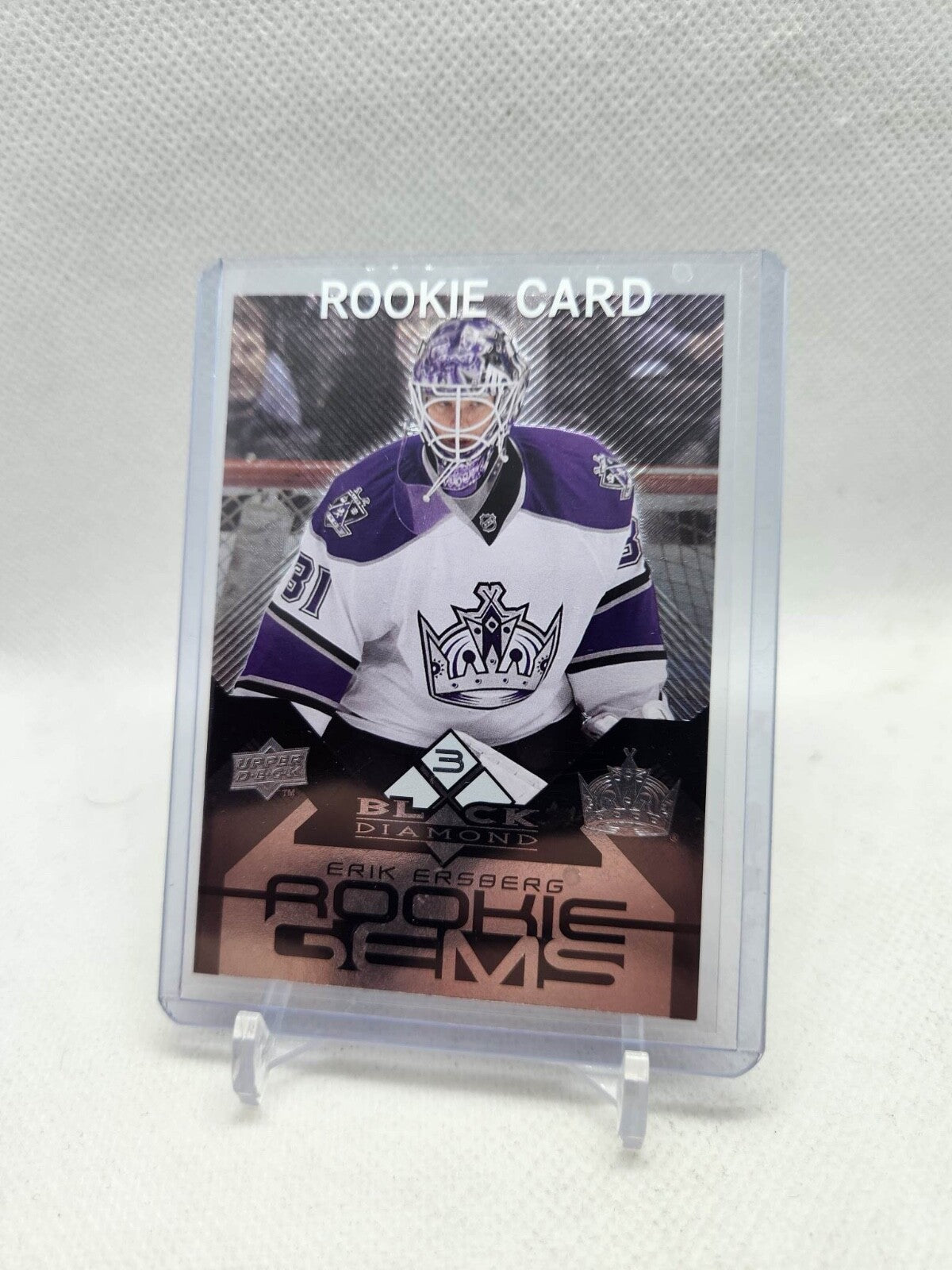2008-09 UD BLACK DIAMOND ROOKIE GEMS TRIPLE DIAMONDS ERIK ERSBERG #159 RC