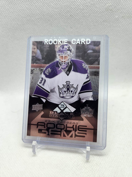 2008-09 UD BLACK DIAMOND ROOKIE GEMS TRIPLE DIAMONDS ERIK ERSBERG #159 RC