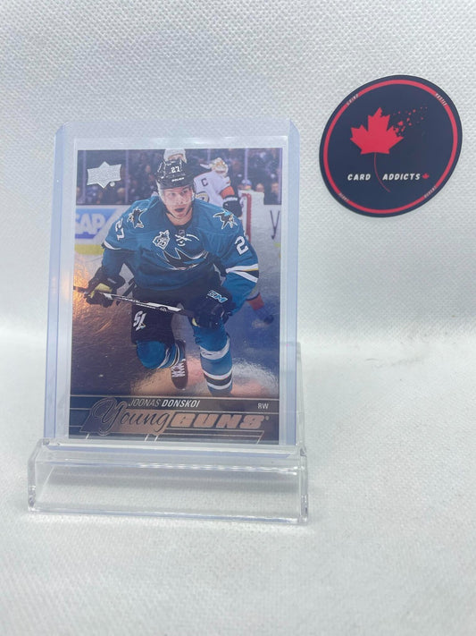 2015-16 Upper Deck Young Guns Silver Foil Board Joonas Donskoi #230 Rookie RC