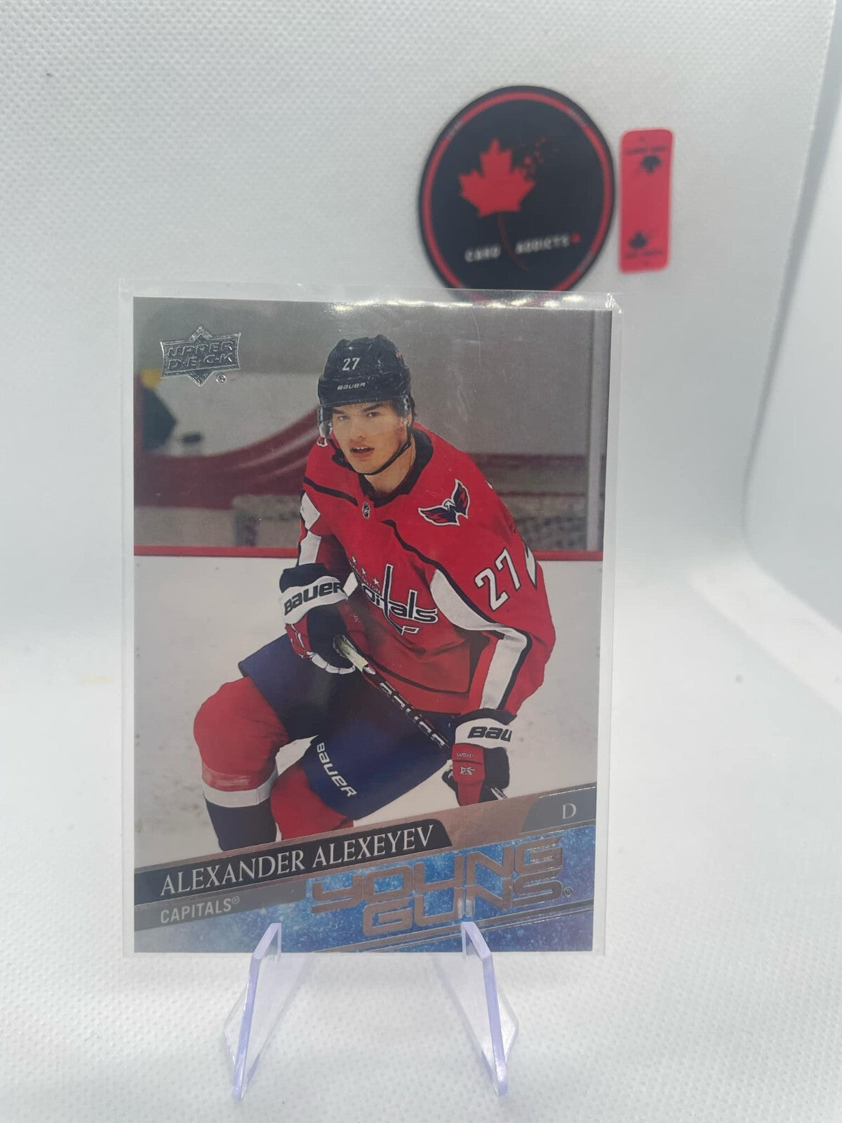 2020-21 Upper Deck Young Guns Rookie #203 Alexander Alexeyev YG RC Washington Ca