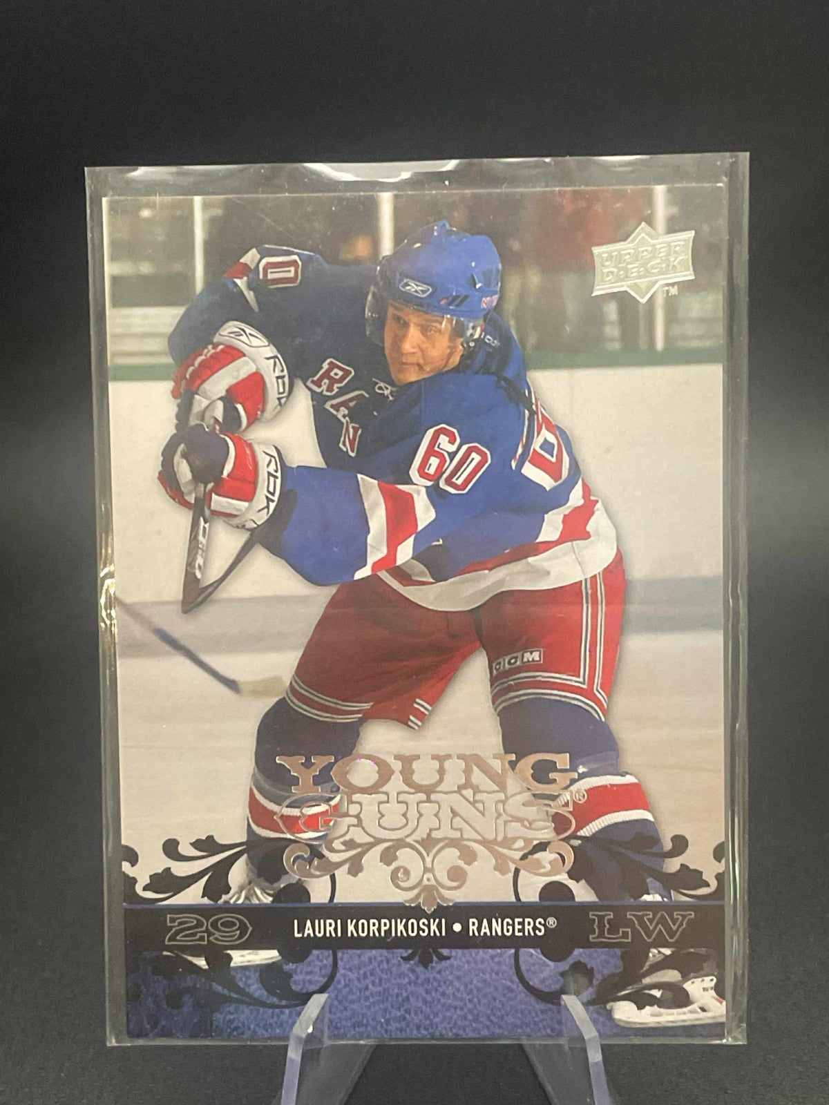 2008-09 UPPER DECK YOUNG GUNS Lauri Korpikoski Rookie New York Rangers #230