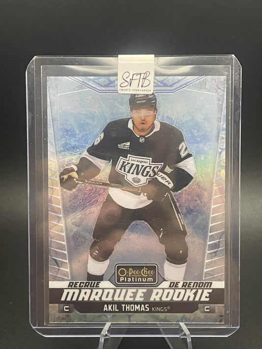 2024-25 O-Pee-Chee Platinum - Marquee Rookies Akil Thomas #233 Arctic Freeze /99