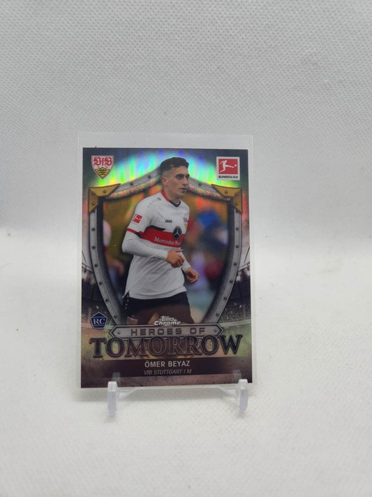 2021-22 Topps Chrome Bundesliga Ömer Beyaz RC Heroes Of Tomorrow #HT-OB