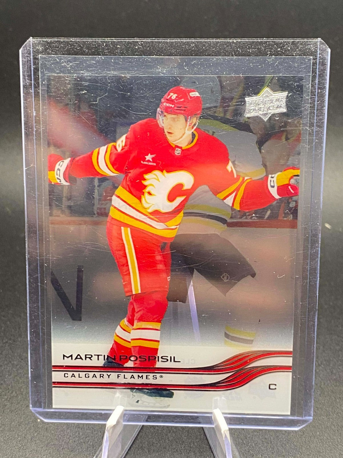 2025-26 Upper Deck Series 1 # 20 MARTIN POSPISIL UD Clear Cut Flames