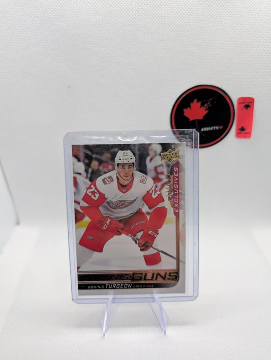 2018-19 Dominic Turgeon Upper Deck Young Guns Exclusives Rookie Card #486 - /100