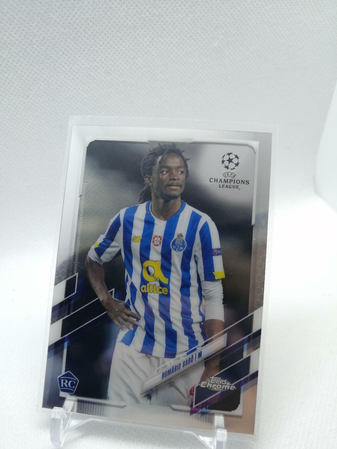 2020/21 TOPPS CHROME UEFA CHAMPIONS LEAGUE ROMARIO BARO ROOKIE #32