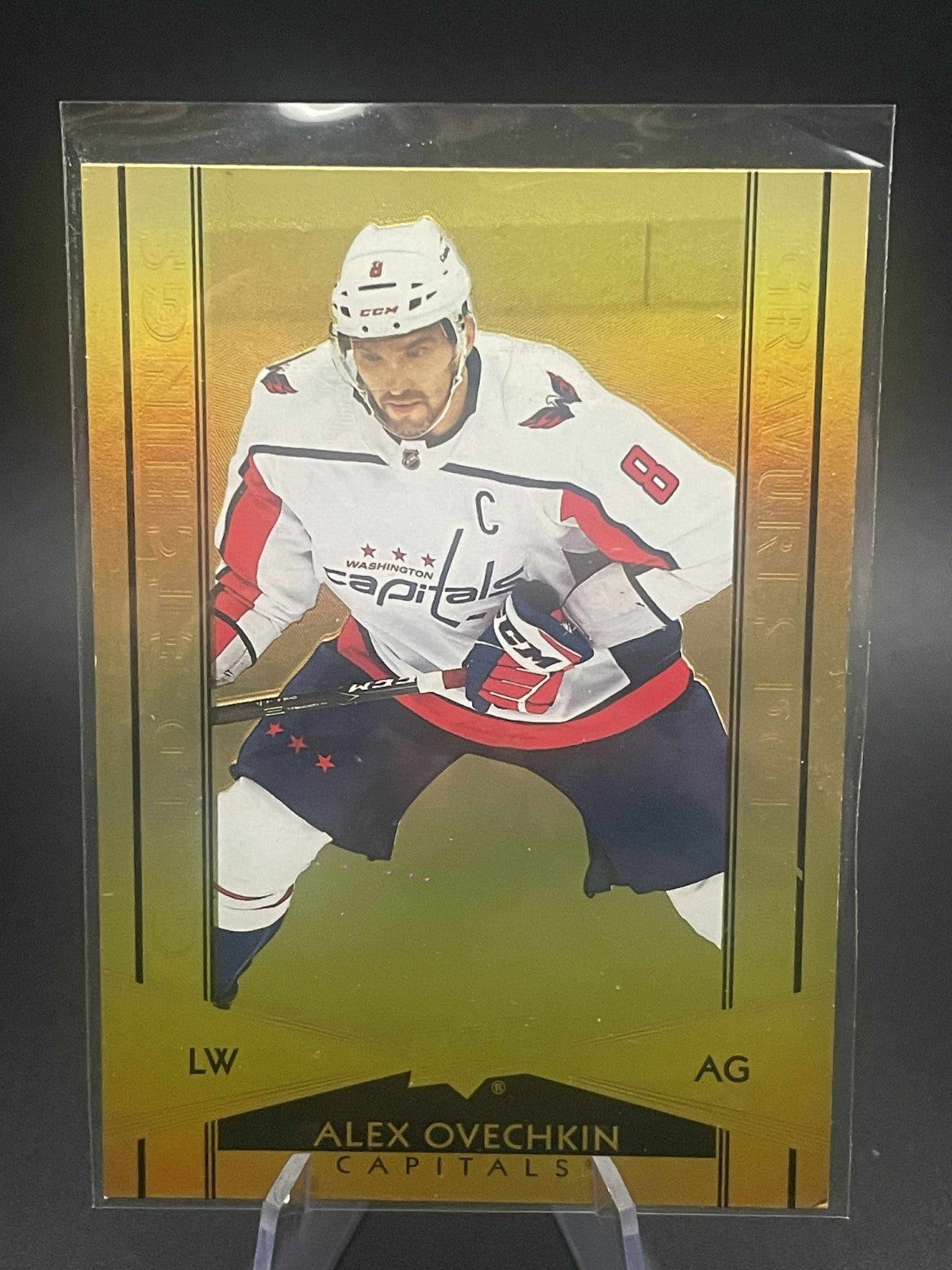 Alex Ovechkin 2021-22 Upper Deck Tim Hortons Gold Etchings #G-3 Washington