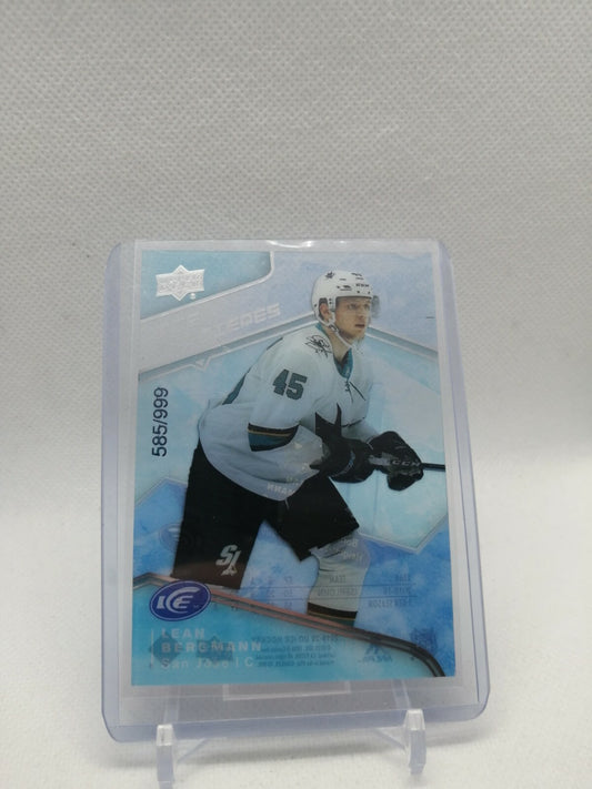 Lean Bergmann 2019-20 Upper Deck Ice Premieres /999 Sharks Rookie #67