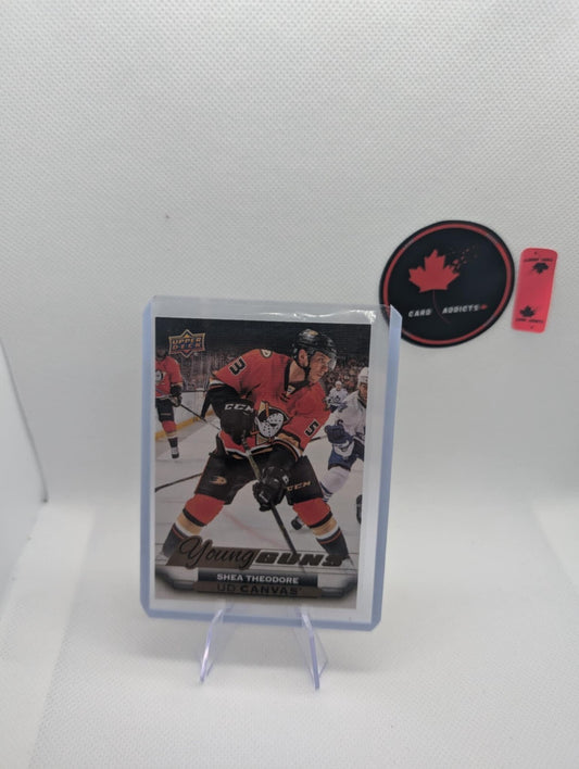 2015-16 Upper Deck UD Canvas Young Guns Shea Theodore Rookie #C227 Anaheim Ducks