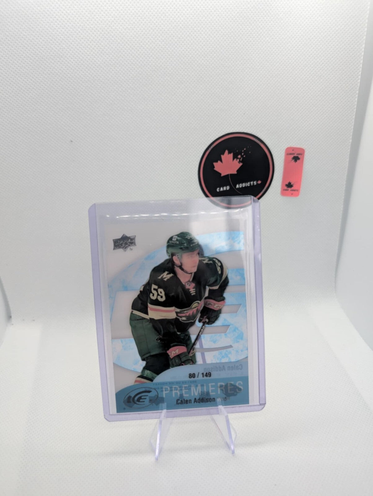 2021 2021-22 Upper Deck Ice Ice Premieres Retro Rookie #8 Calen Addison /149