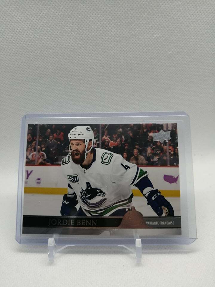 2020-21 Ud Base French Variation Jordie Benn