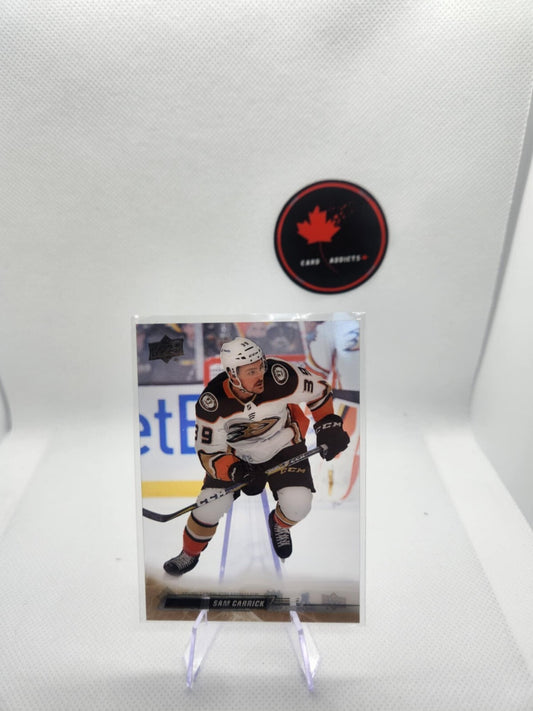 2022-23 Upper Deck Clear Cut #254 Sam Carrick - Anaheim Ducks