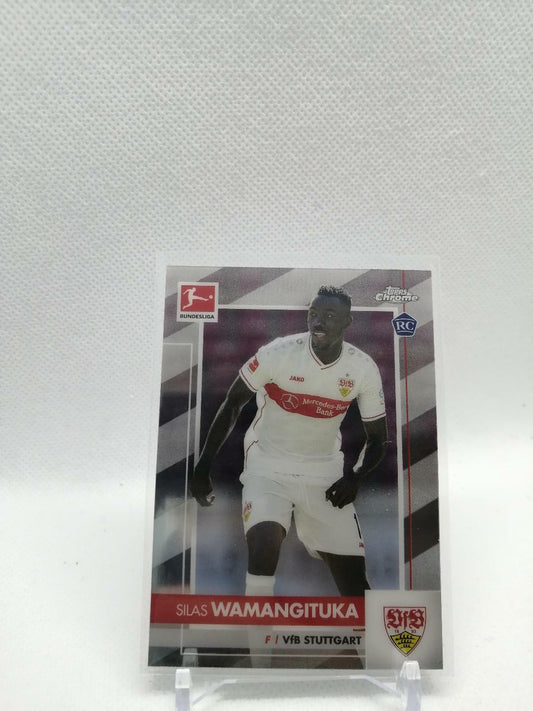 2020-21 Topps Chrome Bundesliga Silas Wamangituka RC #93, VfB Stuttgart