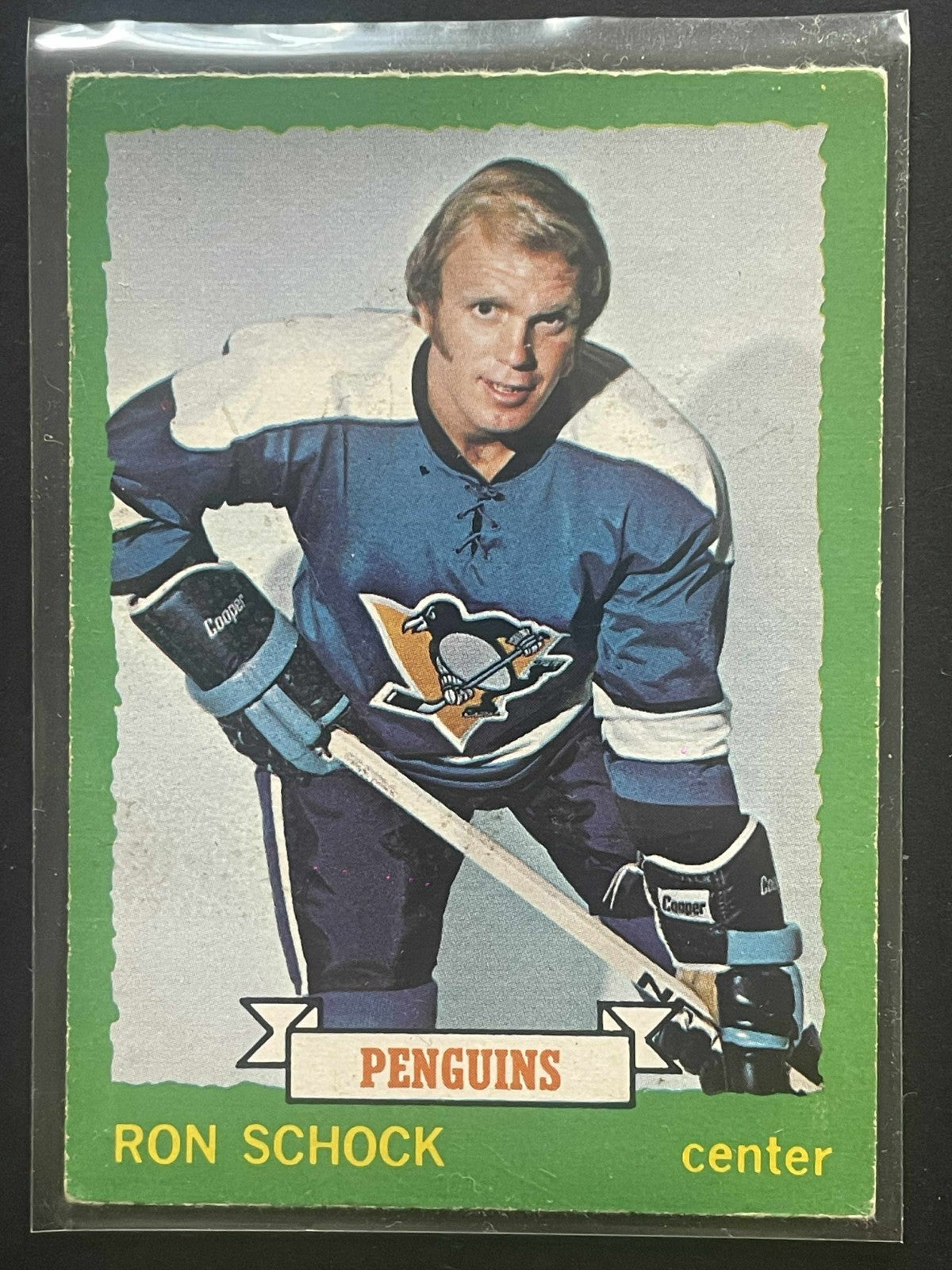 1973-74 O-Pee-Chee  OPC #200 Ron Schock - Pittsburgh REF I