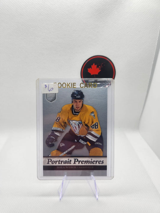2006-07 UD Be a Player Portraits Premieres Rookie # 111 Shea Weber