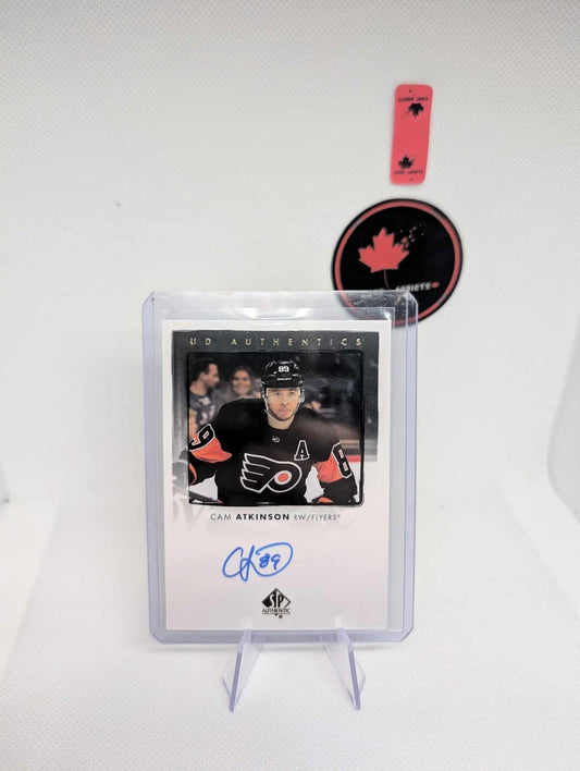 2022-23 NHL UD SP Authentic Cam Atkinson Auto UD Authentics