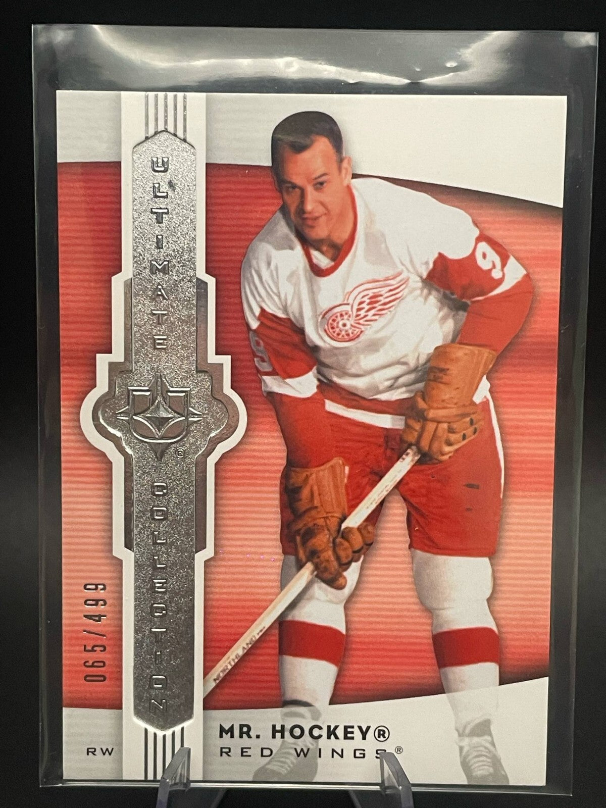 2007-08 Ultimate Collection Gordie Howe #/499 Hockey Card