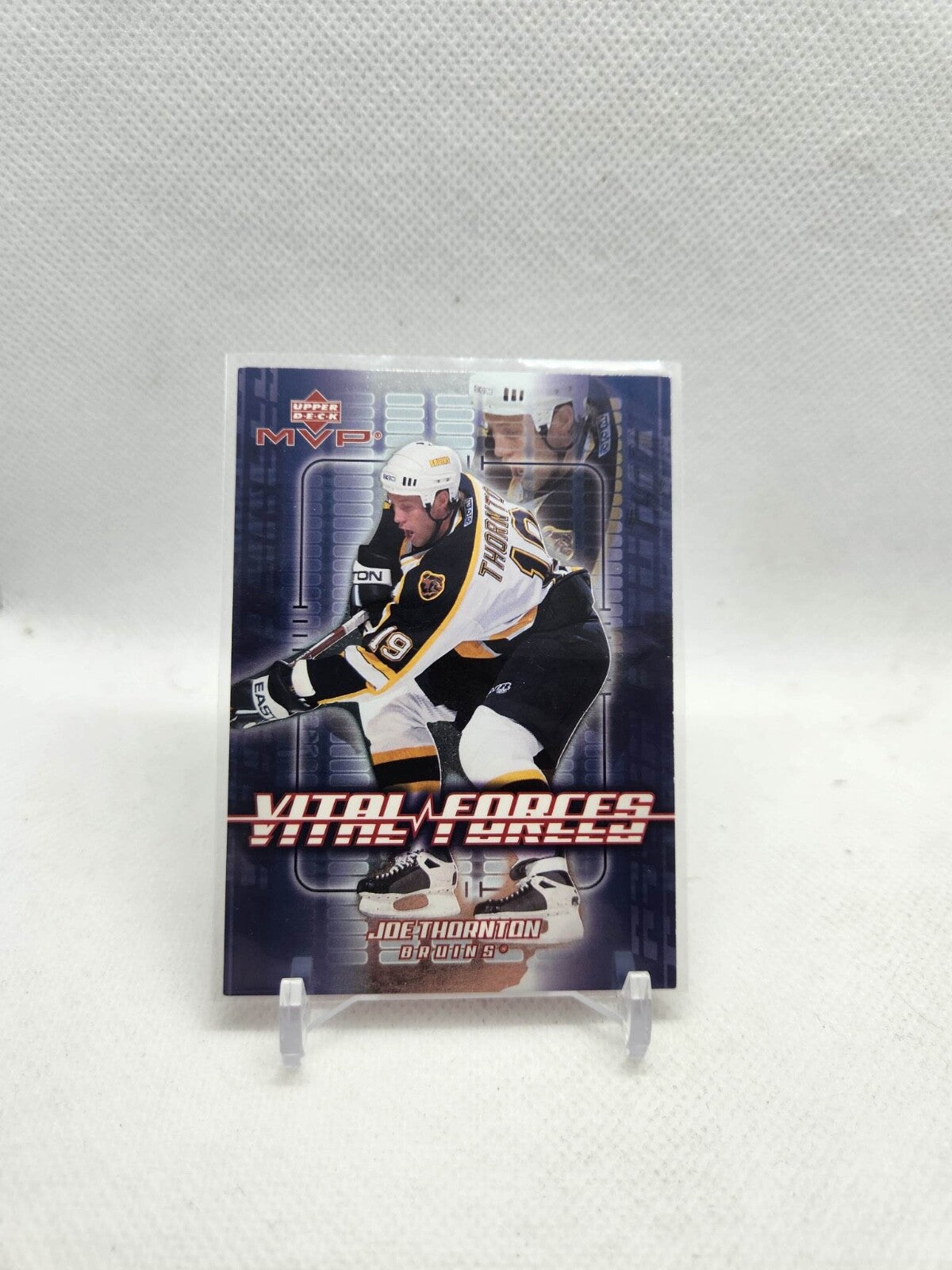 2002-03 Upper Deck MVP Vital Forces Joe Thornton #VF3