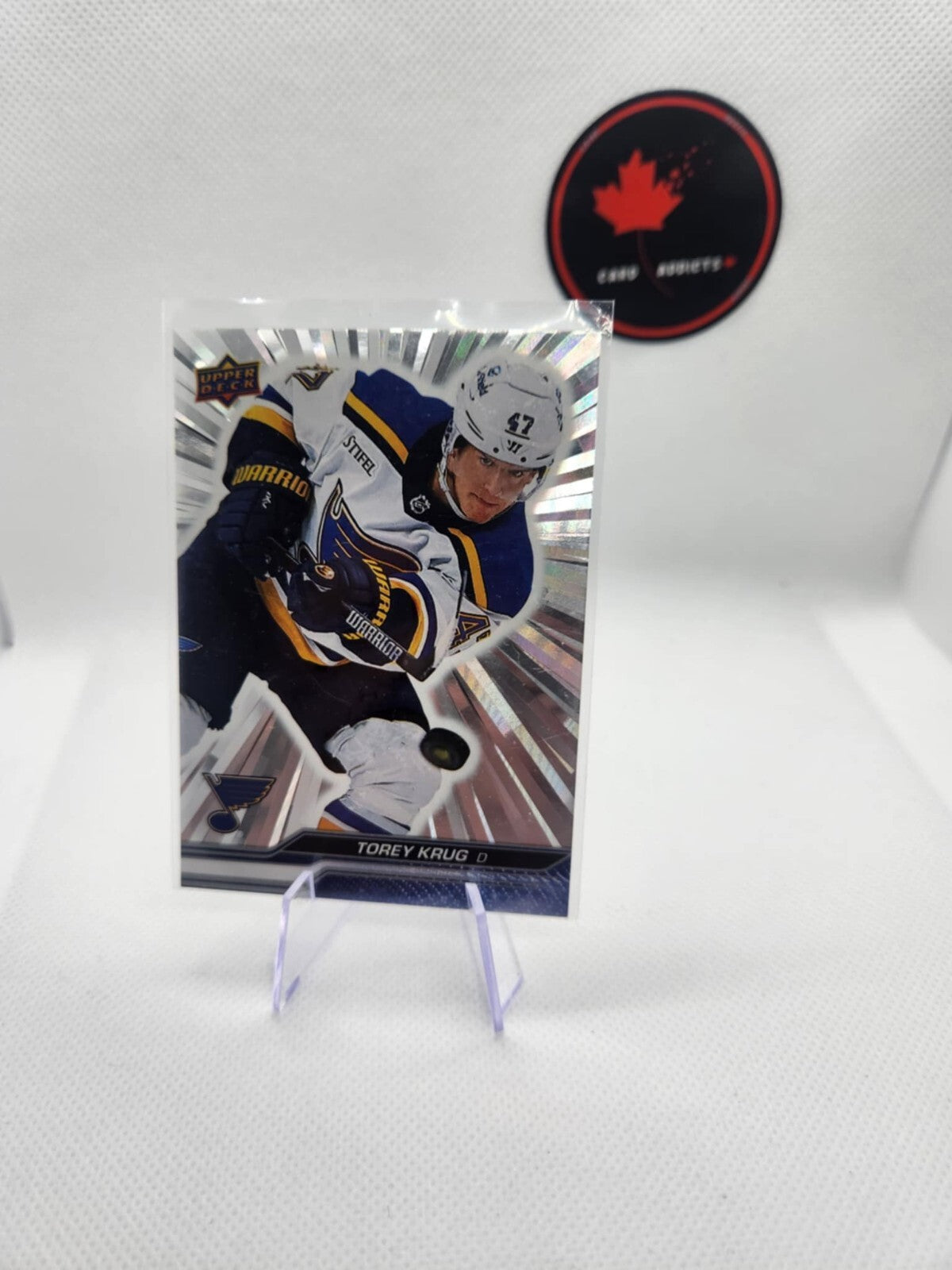 Tory Krug 2023-24 Upper Deck #160 Outburst Silver