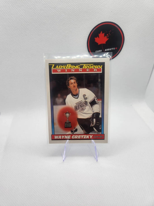 1991 O-Pee-Chee Wayne Gretzky Lady Byng Trophy Winner LA Kings HOF #520