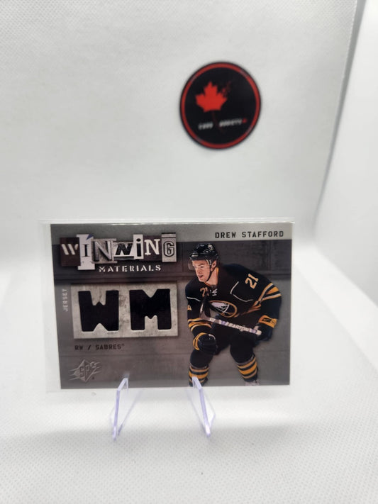 2009-10 Upper Deck SPx Winning Materials Jersey #WM-ST Drew Stafford Buffalo