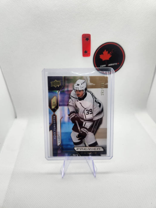 2021-22 UPPER DECK PREMIER ALEX TURCOTTE PREMIER GOLD ROOKIE RC #112 /199