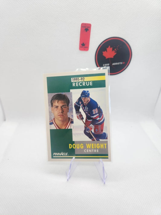 1991-92 Pinnacle Doug Weight Rookie Card #310 New York Rangers RC