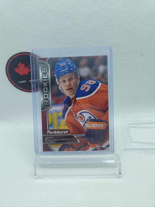2016-17 Parkhurst RED Jesse Puljujarvi RC Rookie Edmonton Oilers #384