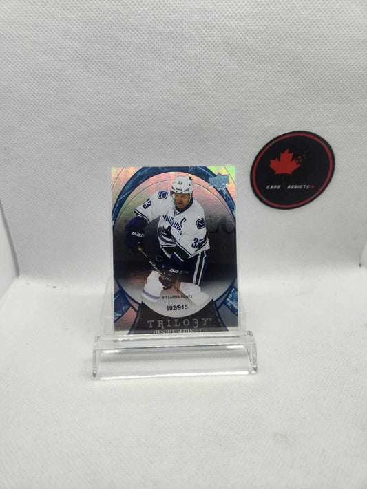 2015-16 Upper Deck Trilogy Rainbow Blue #82 Henrik Sedin /915