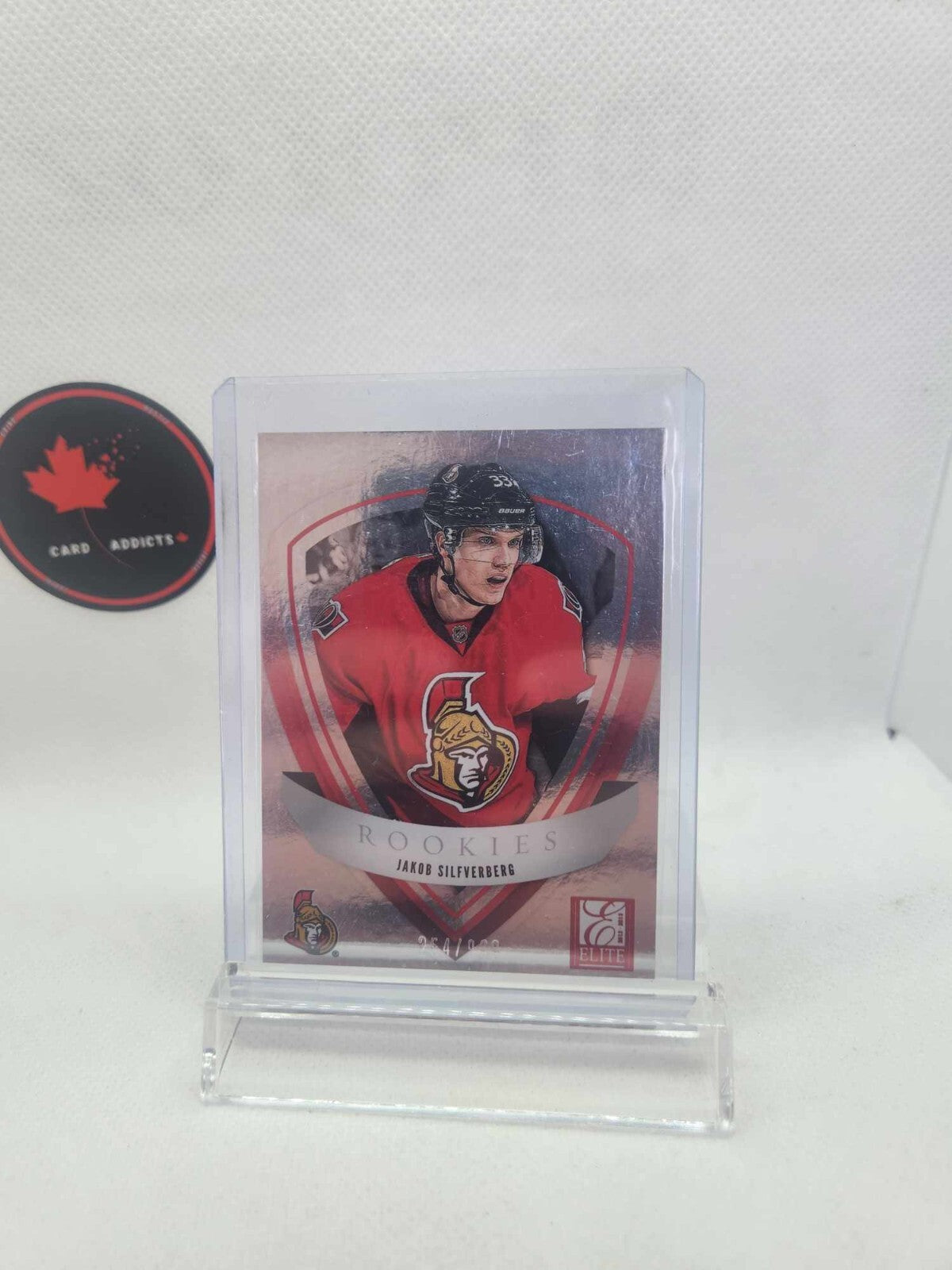2012-13 Elite Jakob Silfverberg Rookie /999 Ottawa Senators #40