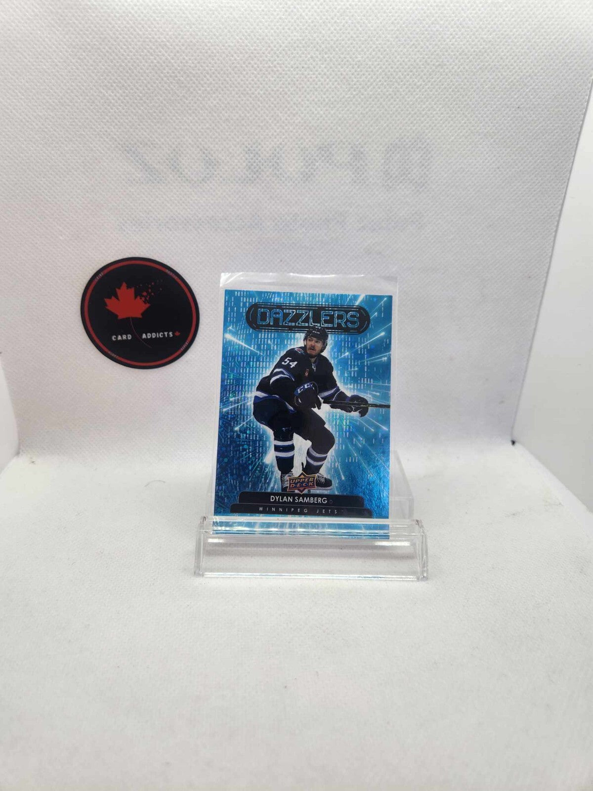2022-23 Upper Deck Dazzlers Blue #DZ94 Dylan Samberg - Winnipeg Jets