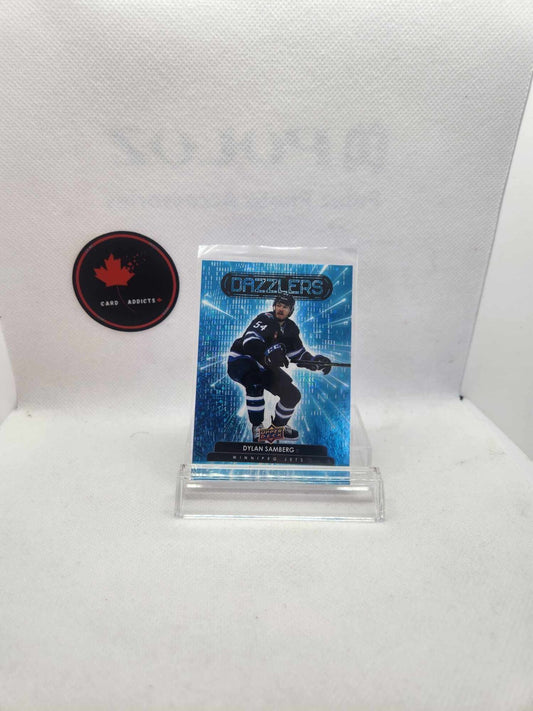 2022-23 Upper Deck Dazzlers Blue #DZ94 Dylan Samberg - Winnipeg Jets