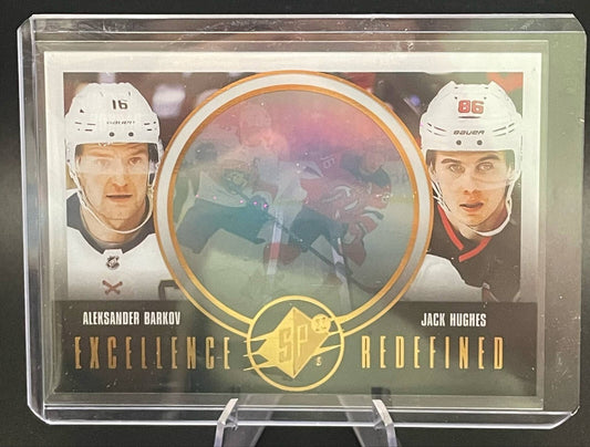 2024-25 SPX Excellence Redefined Barkov/Hughes #ex-5 Insert