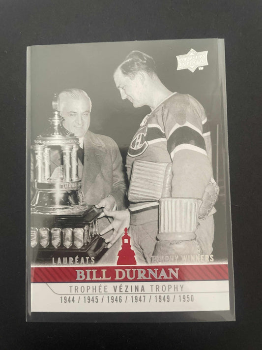 2008-09 UD MONTREAL CANADIENS CENTENNIAL TROPHY WINNERS BILL DURNAN REF I