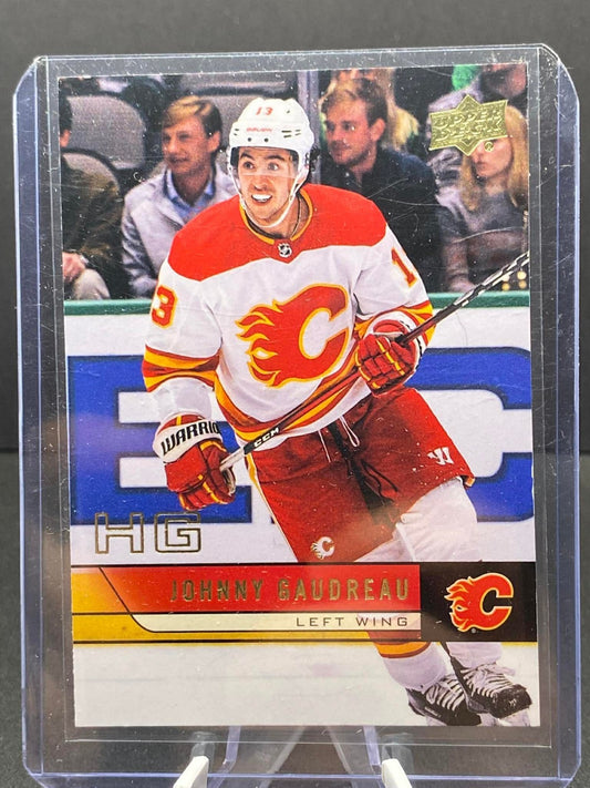 Johnny Gaudreau 2021-22 Upper Deck Extended T-11 Flames /100