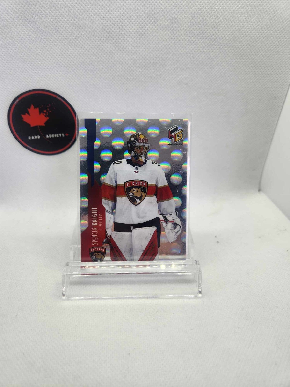 Spencer Knight Holo GrFX 2021-22 Extended Series HG-12 Florida Panthers