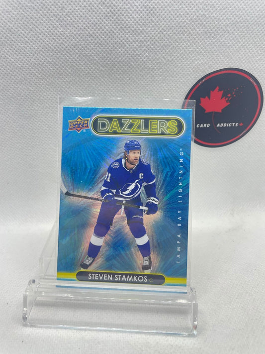 Steven Stamkos 2021-22 Upper Deck Dazzlers Blue
