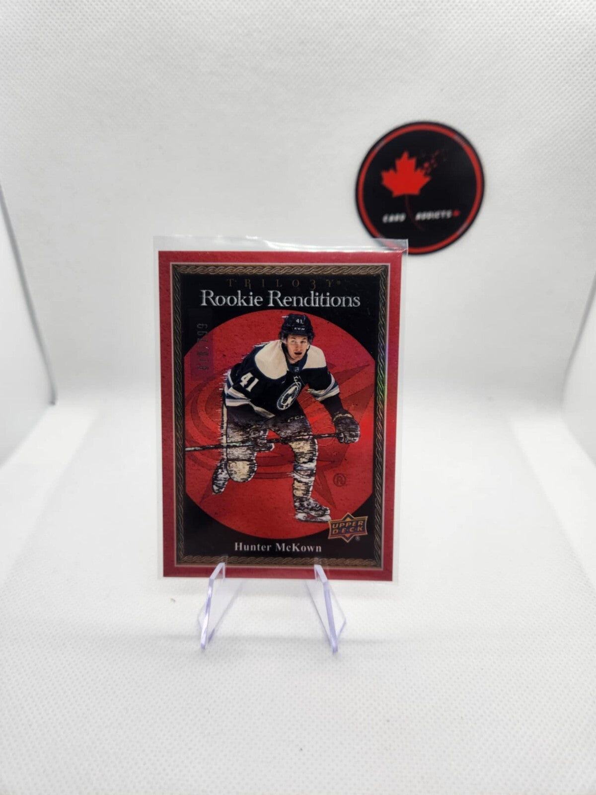 2023-24 Upper Deck Trilogy Rookie Renditions Red #RR-32 Hunter McKown /799