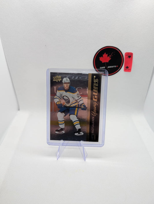 2021-22 Upper Deck Series 1 Young Guns Silver Foil Arttu Ruotsalainen #221