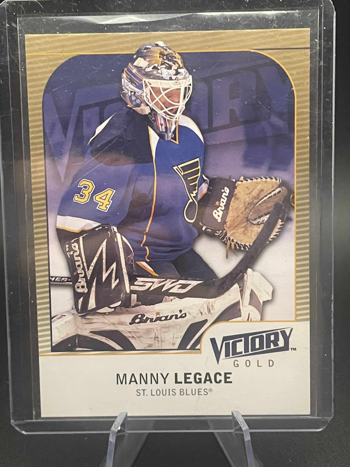 2009-10 Upper Deck Victory Gold Manny Legace St. Louis Blues #169 REF I