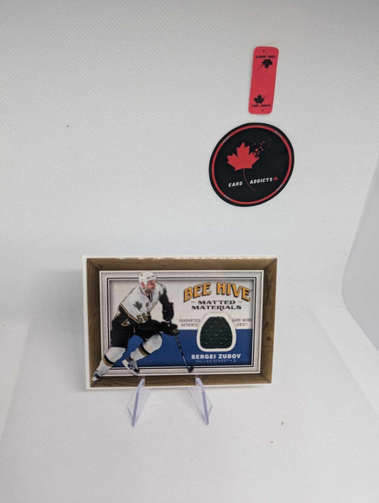2006-07 UD Bee Hive Matted Materials DWAYNE ROLOSON Edmonton Oilers Card# MM-DR