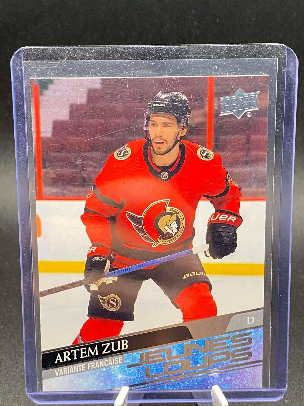 2020-21 Upper Deck Young Guns French Jeunes Loups #710 Artem Zub Rookie Senators