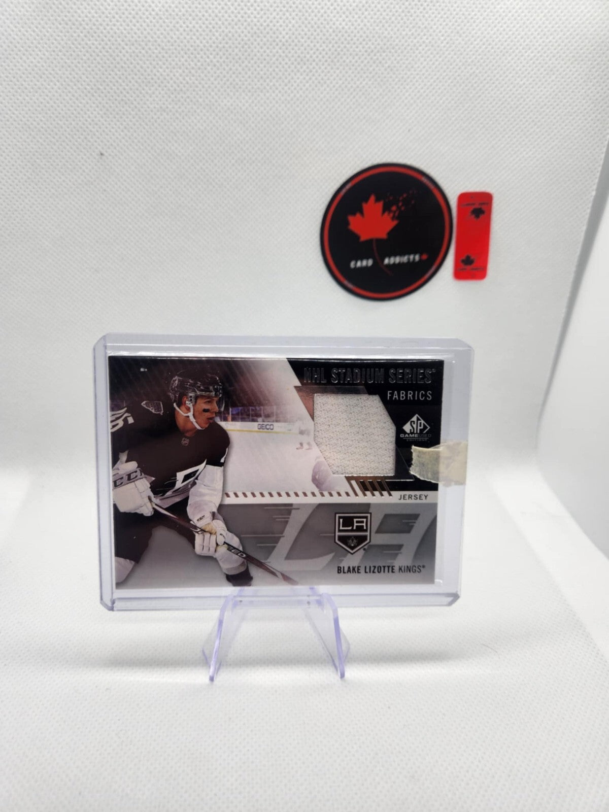 2020-21 UD - SP Game Used - 2020 NHL Stadium Series Fabrics Blake Lizotte SSF-BL